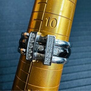 Stainless Steel CZ Ring